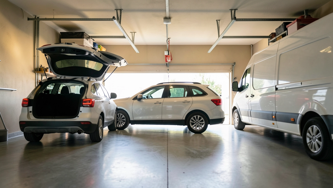 Długość garażu pod SUV-a, kombi i dostawczaka