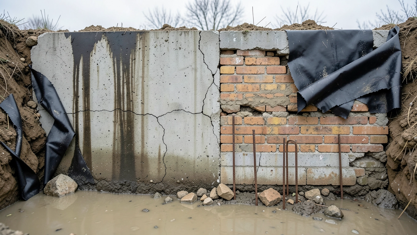 Hydroizolacja pionowa i pozioma fundamentów błędy, które kosztują fortunę