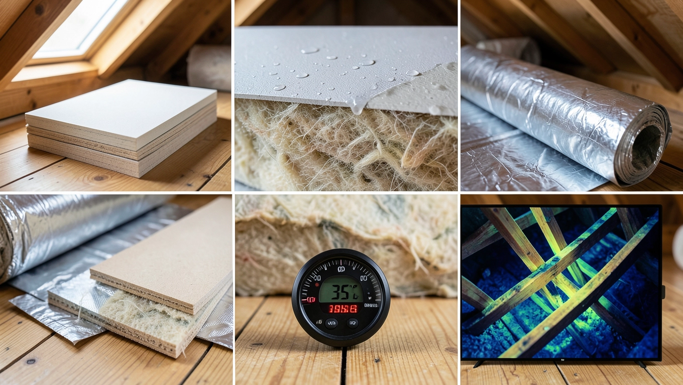 Materiały i odporność na wilgoć na poddaszu