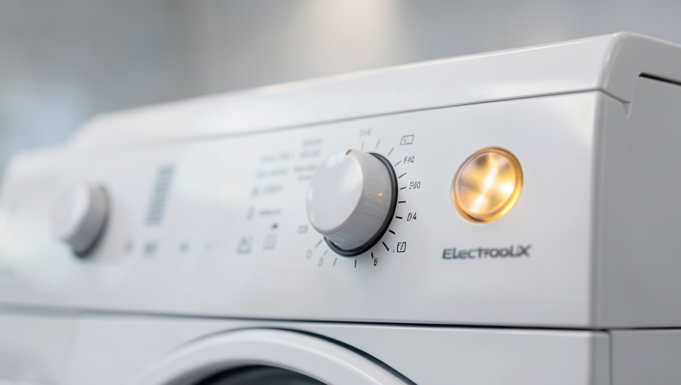 Oznaczenia przycisków na panelu suszarki Electrolux praktyczny słowniczek