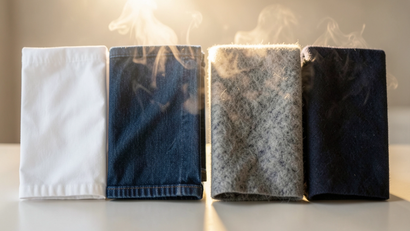 Temperatura suszenia a rodzaj tkaniny: bawełna, jeans, wełna, syntetyki