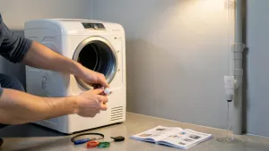 jak podłączyć suszarkę electrolux do odpływu krok po kroku