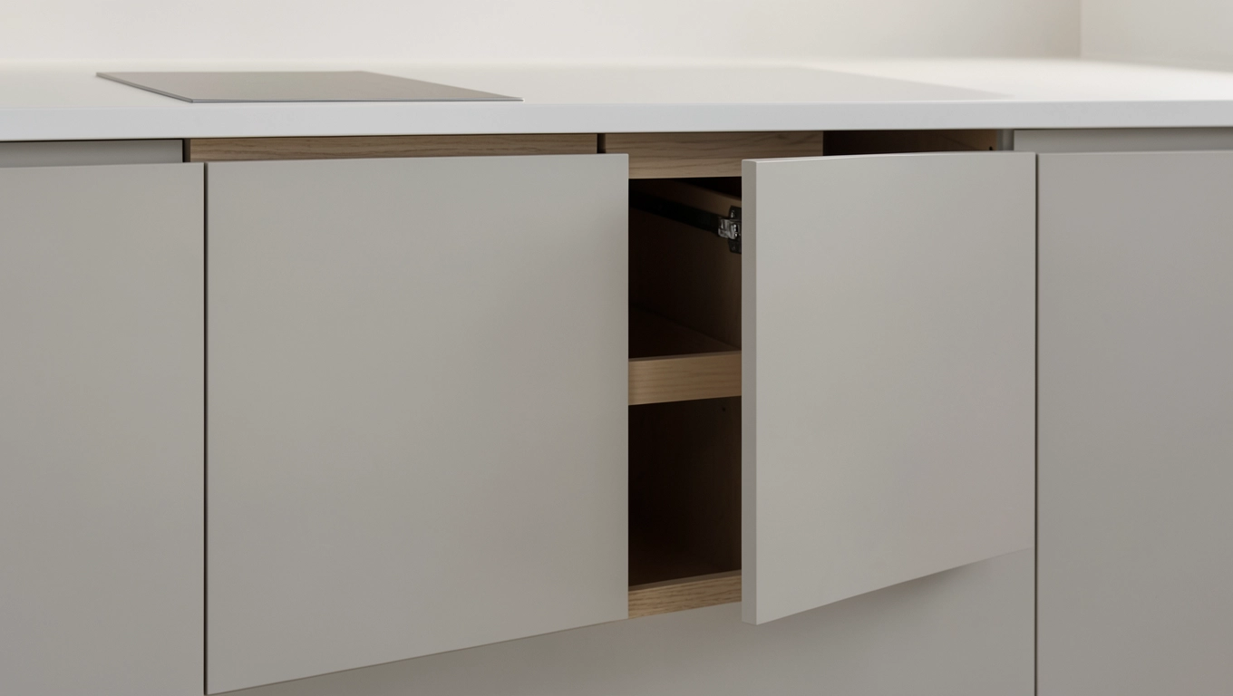 Bezuchwytowe fronty maskujące spiżarnię