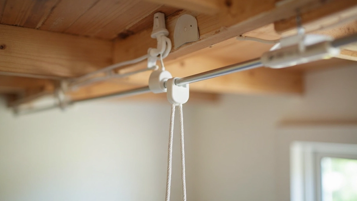 blokada sznurka suszarki sufitowej