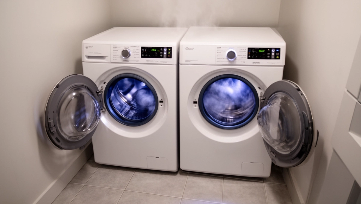 Czy pralka i suszarka w słupku mogą pracować jednocześnie