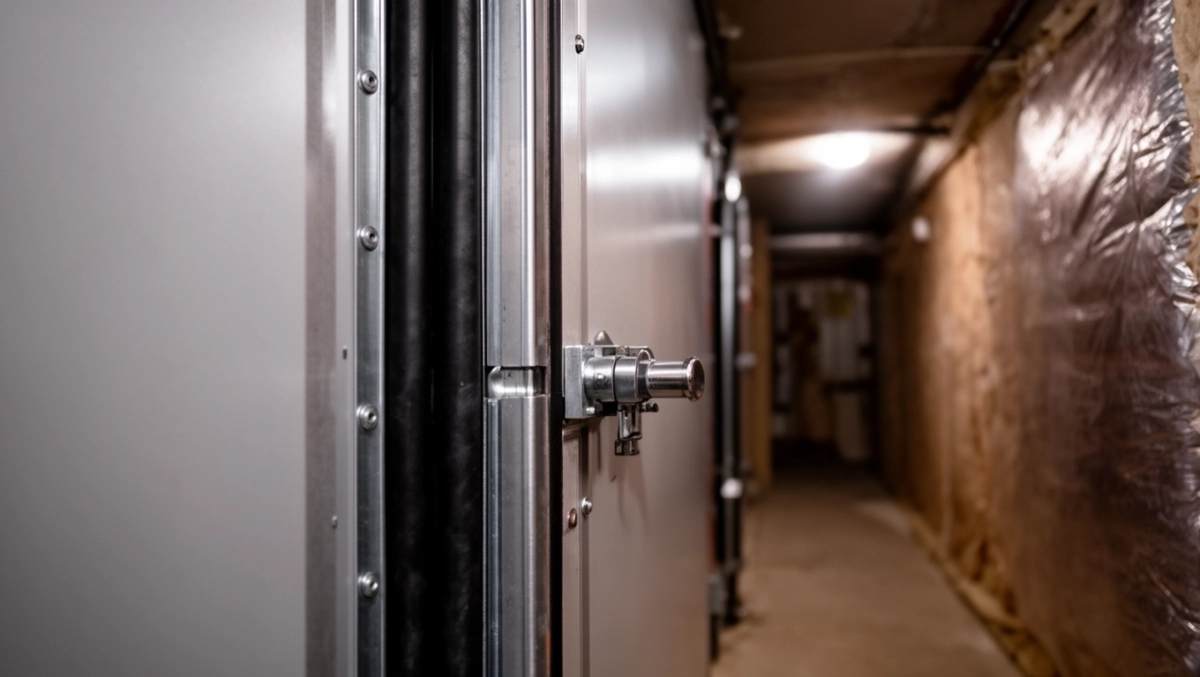 Drzwi do kotłowni szczelne