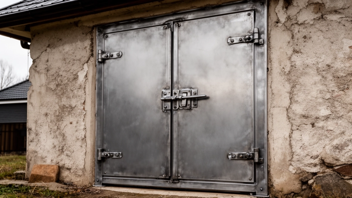 Drzwi do kotłowni zewnętrzne 90