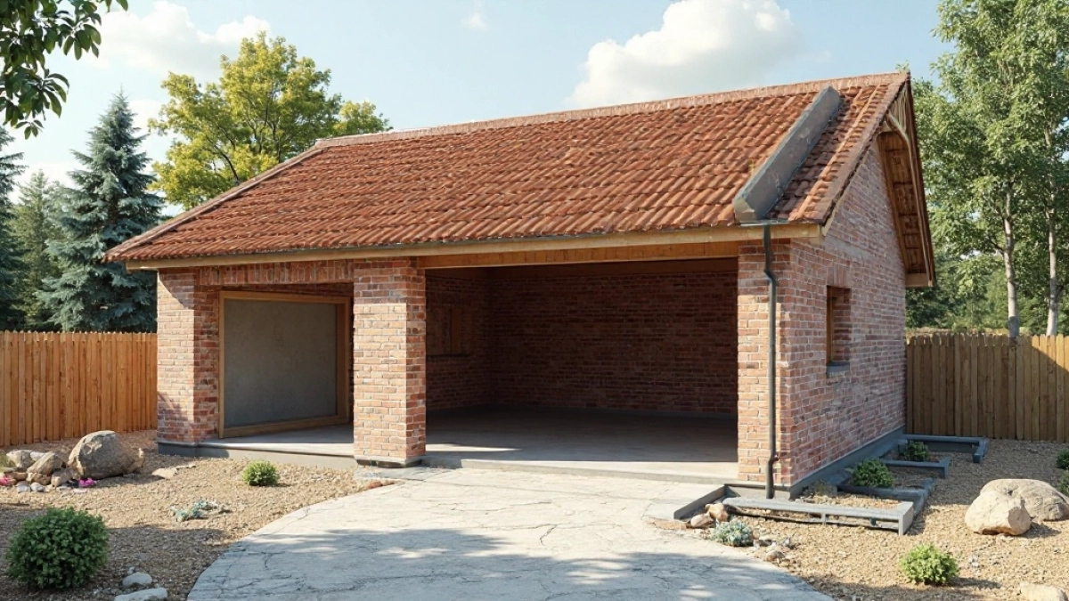 Garaż murowany 35m2 koszt