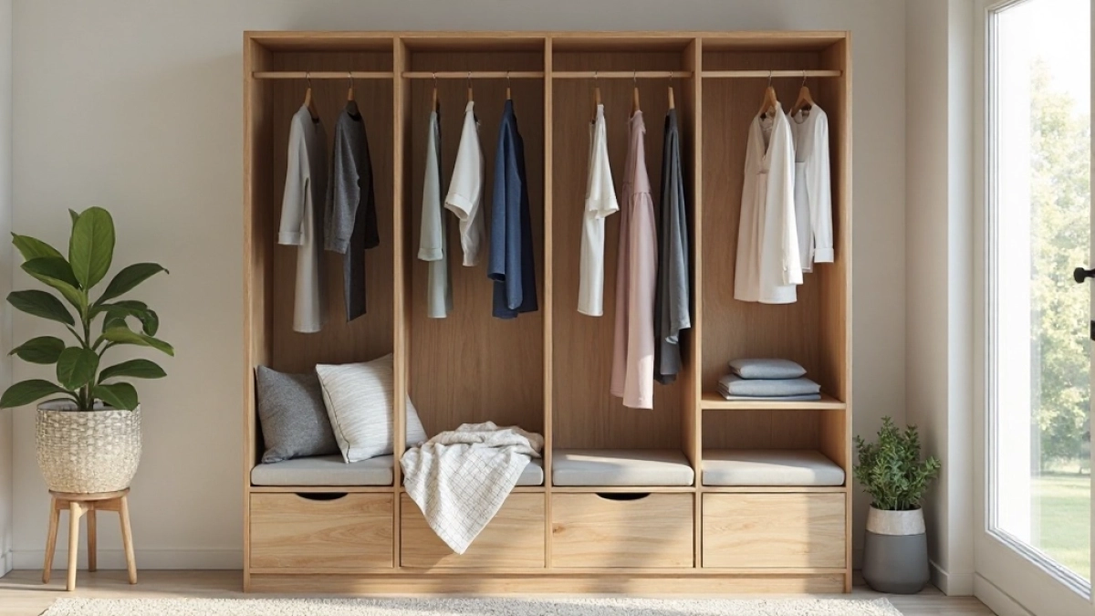 Garderoba 100 cm z siedziskiem