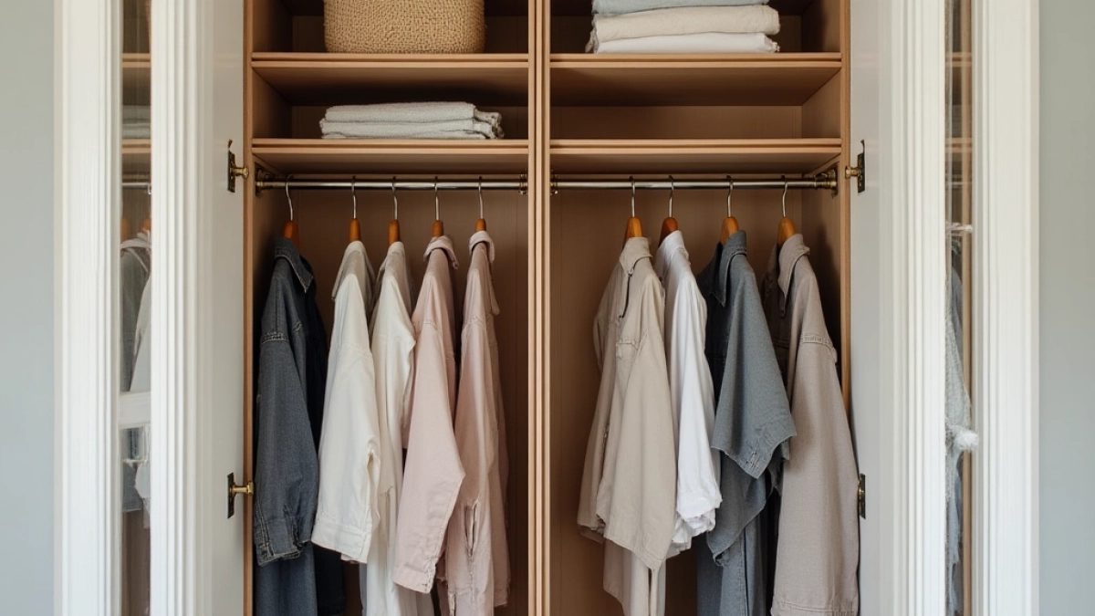 Garderoba narożna mała