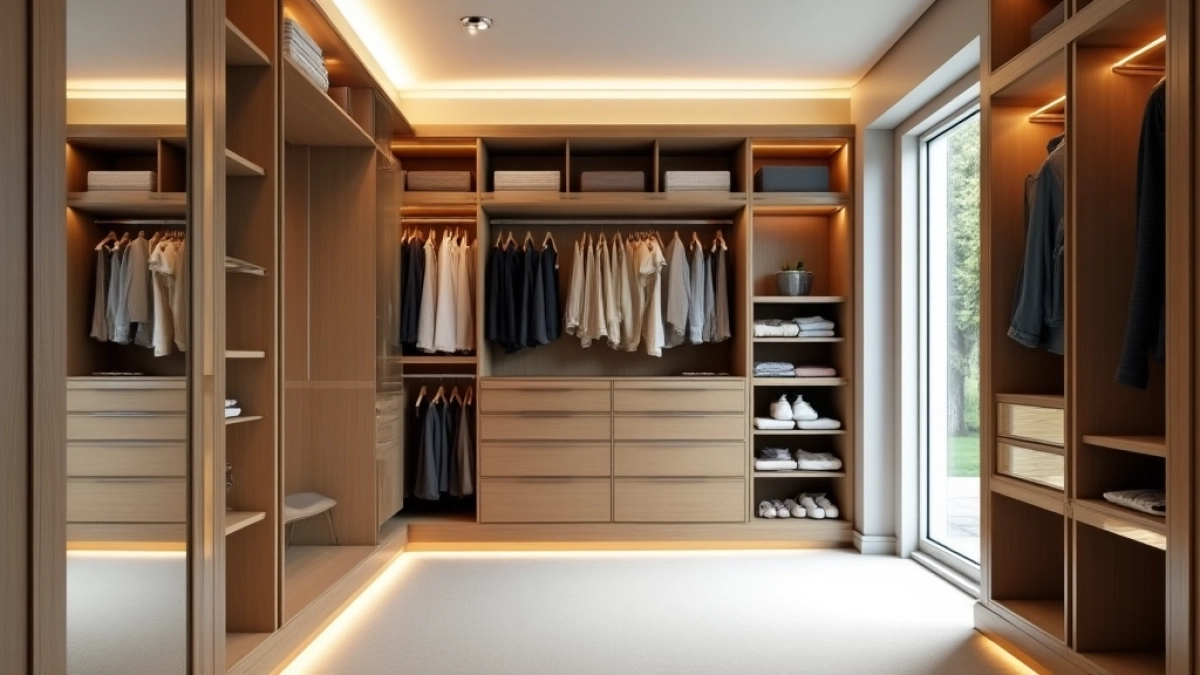 Garderoba wymiary pomieszczenia