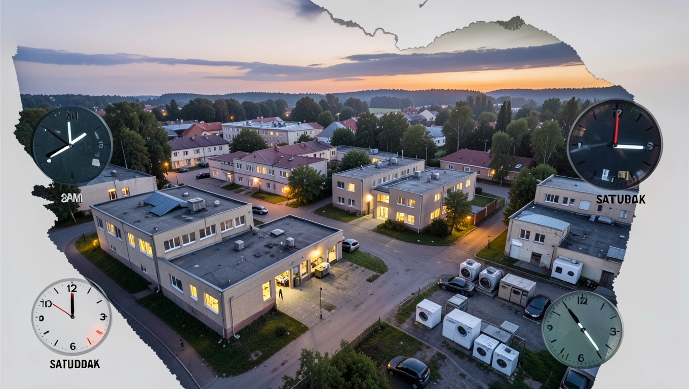 Godziny i lokalizacje pralni Płock