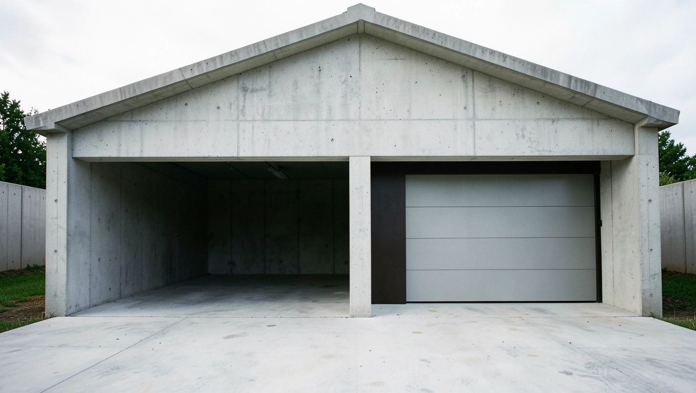 Gotowy garaż betonowy cena