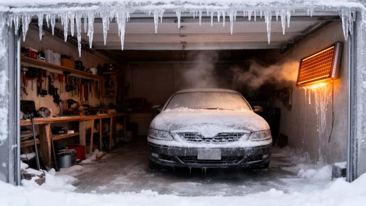 Grzejnik solarny do garażu