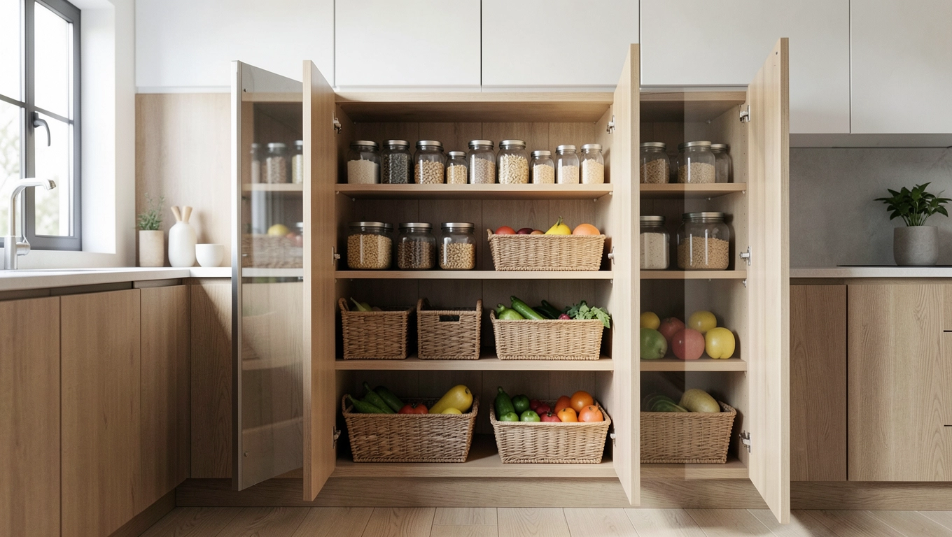 Integracja spiżarni z meblami kuchennymi