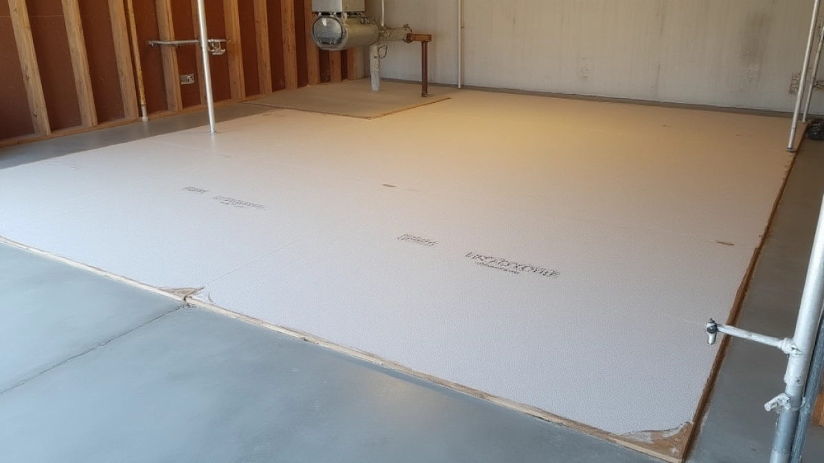 Izolacja posadzki w garażu