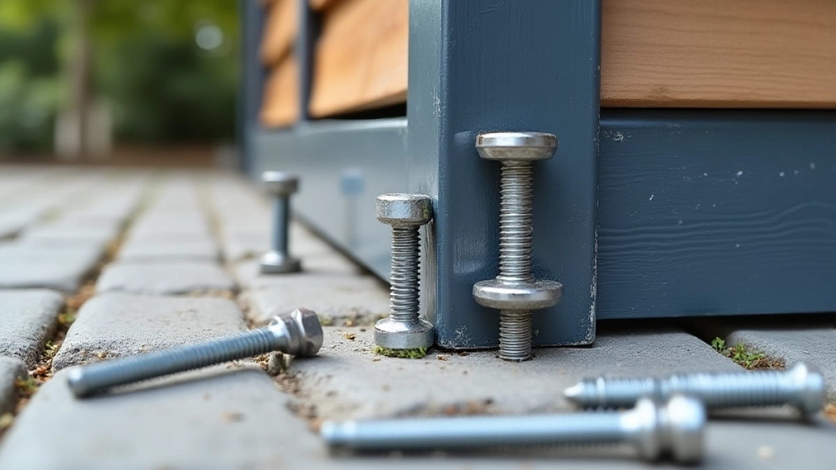 Jak zakotwić garaż blaszany do kostki brukowej