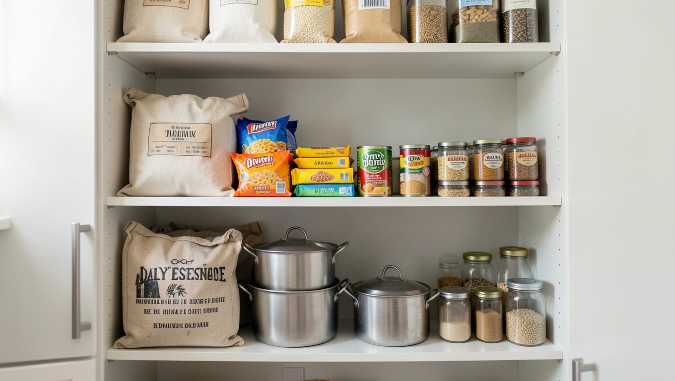 Jak zorganizować spiżarnię półkami