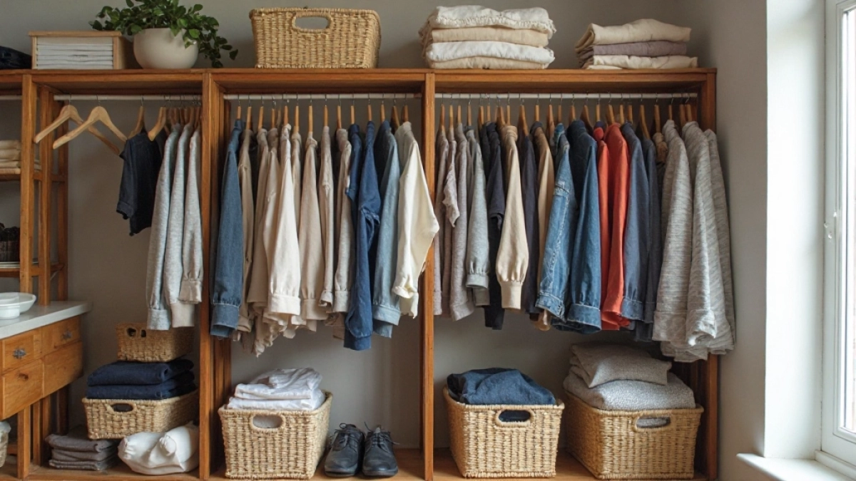 Jak zrobić garderobę tanim kosztem