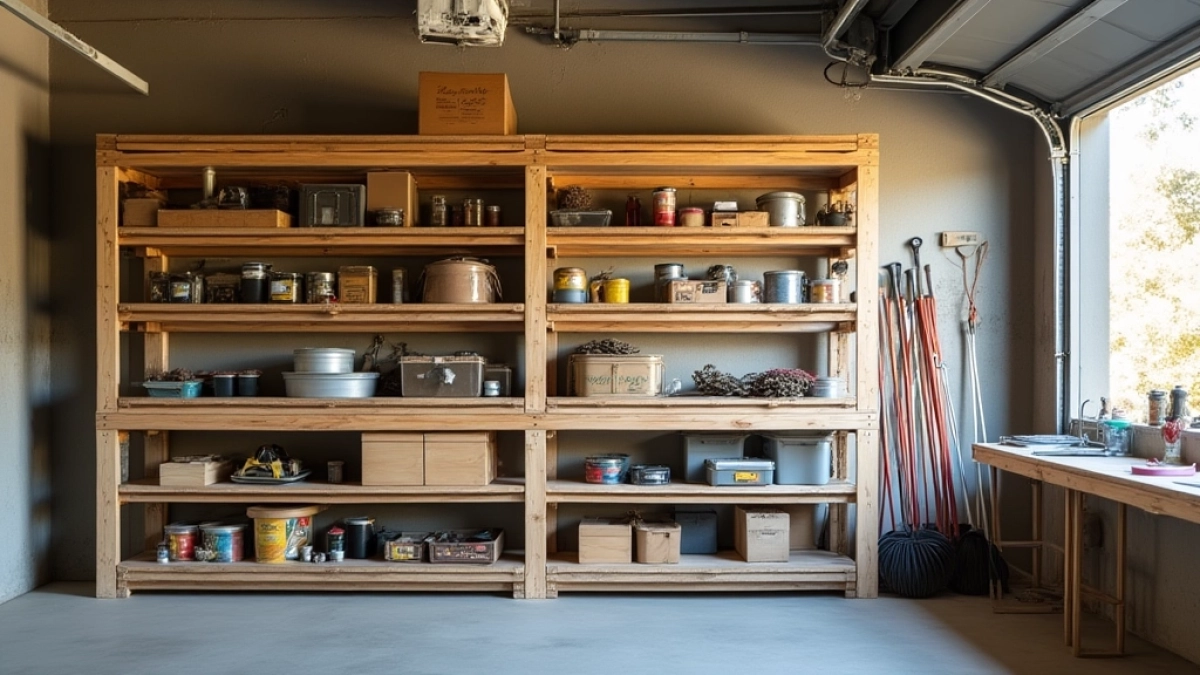 Jak zrobić regał drewniany do garażu