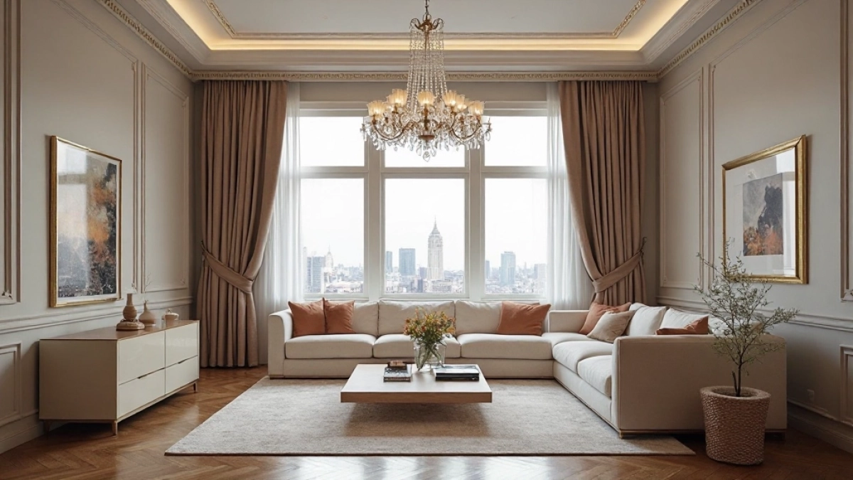 Klasyczne i eleganckie wykończenie mieszkania w Warszawie