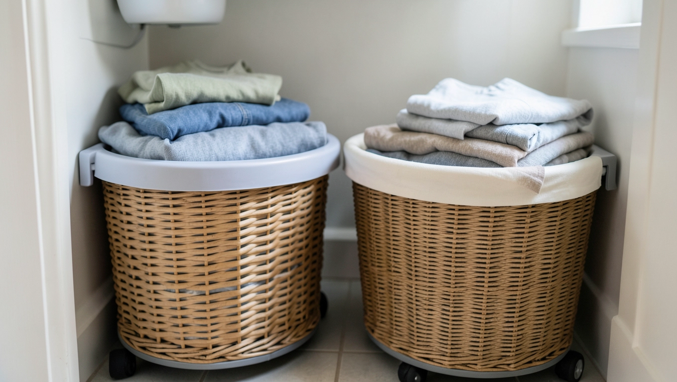 Kosze na pranie do pralni