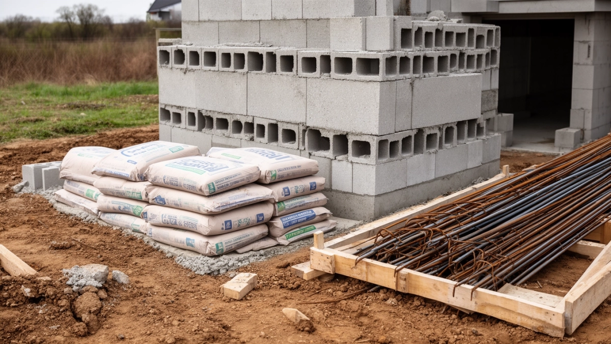 Koszt budowy garażu z pustaków