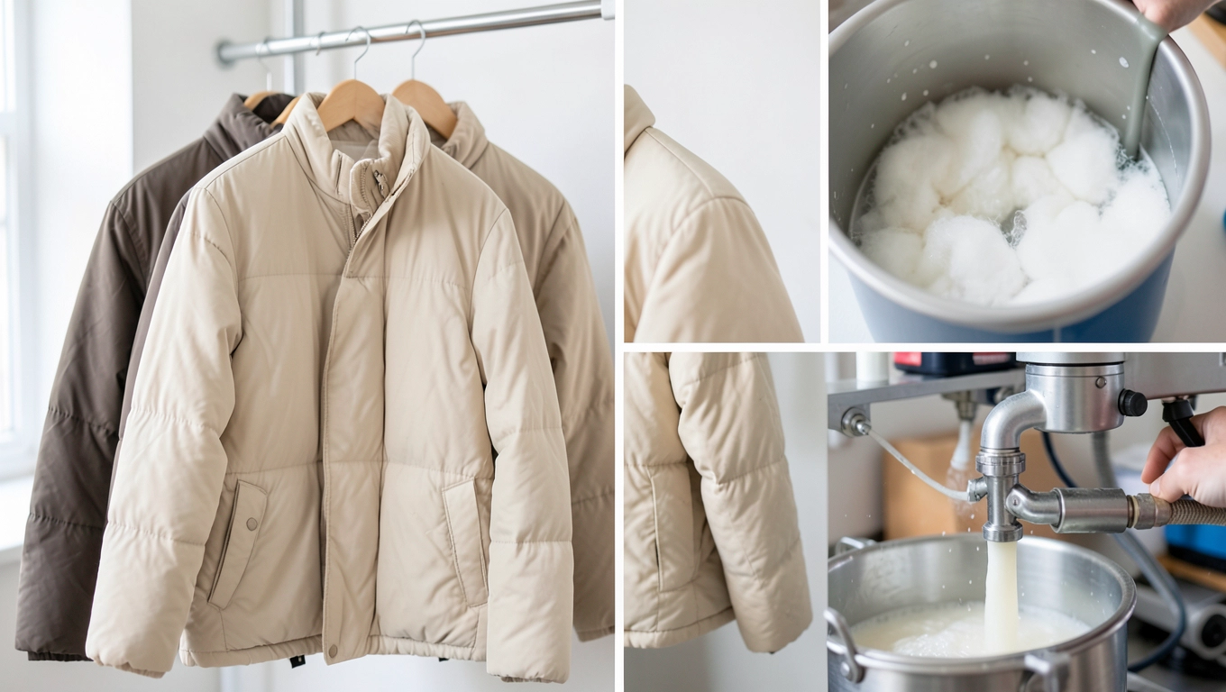 Koszt prania chemicznego kurtek puchowych