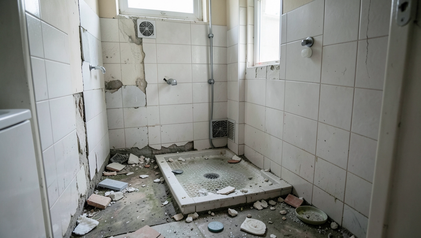 Koszty remontu łazienki po zalaniu bez izolacji