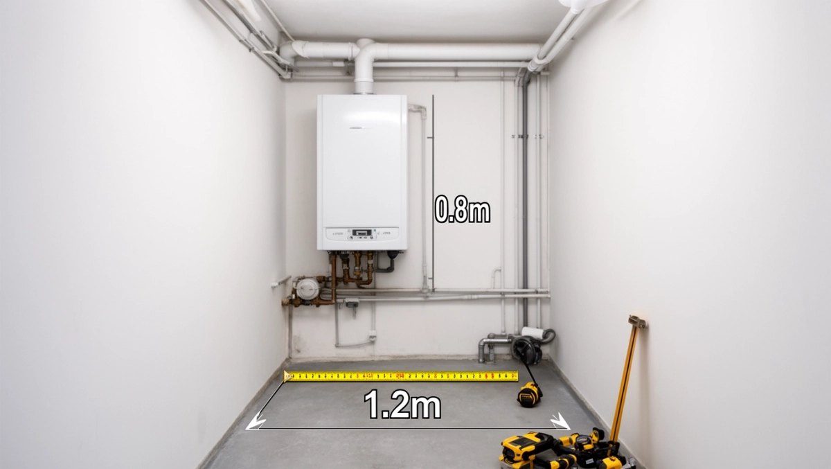 Kotłownia z pompa ciepła wymiary