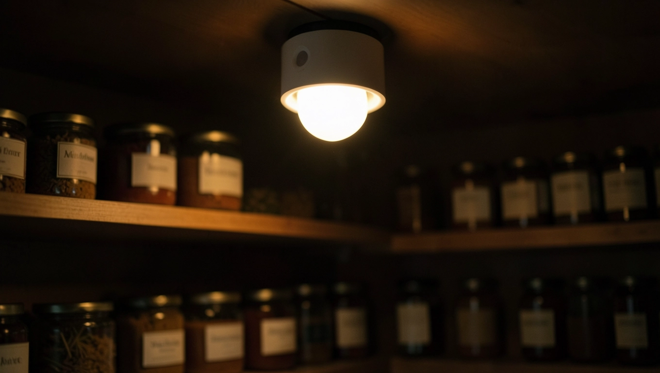 lampa do spiżarni z czujnikiem ruchu