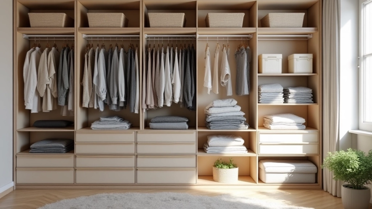 mała garderoba jak urządzić