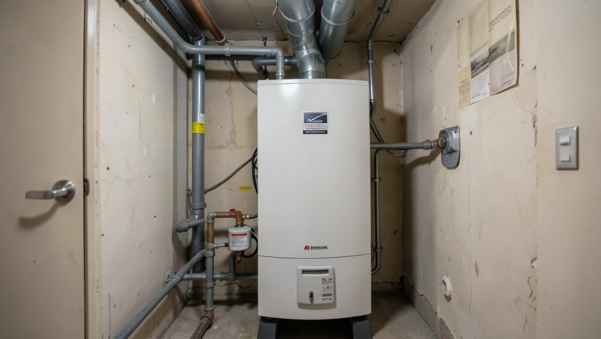 Mała kotłownia w domu