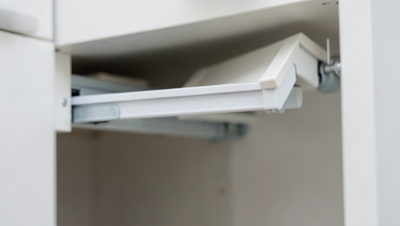 Mechanizm drzwi składanych do spiżarni