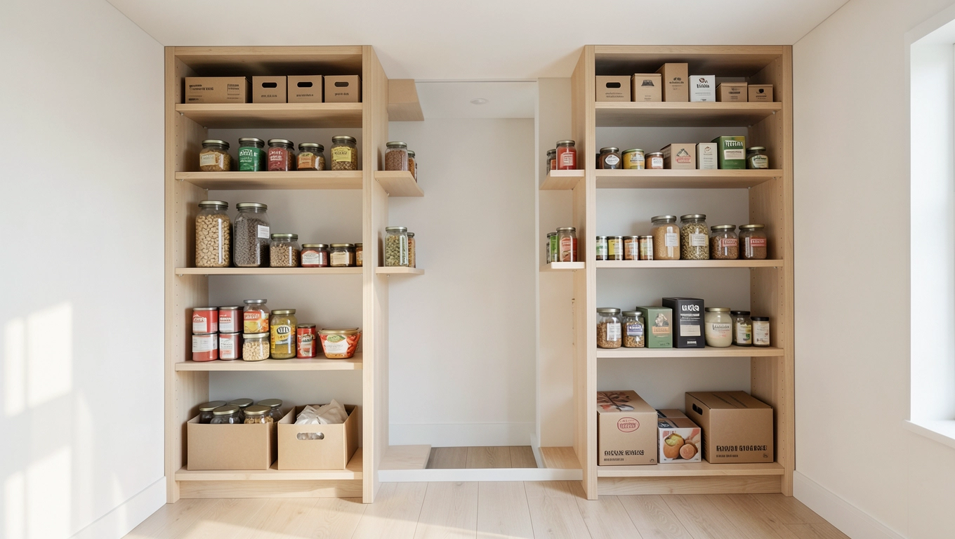 Metraż projektu spiżarni