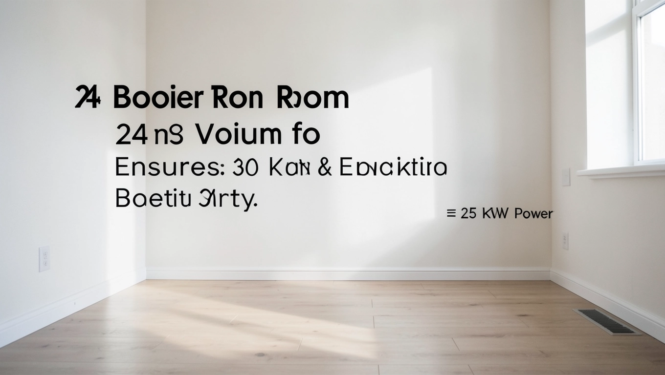 Minimalna kubatura i powierzchnia kotłowni