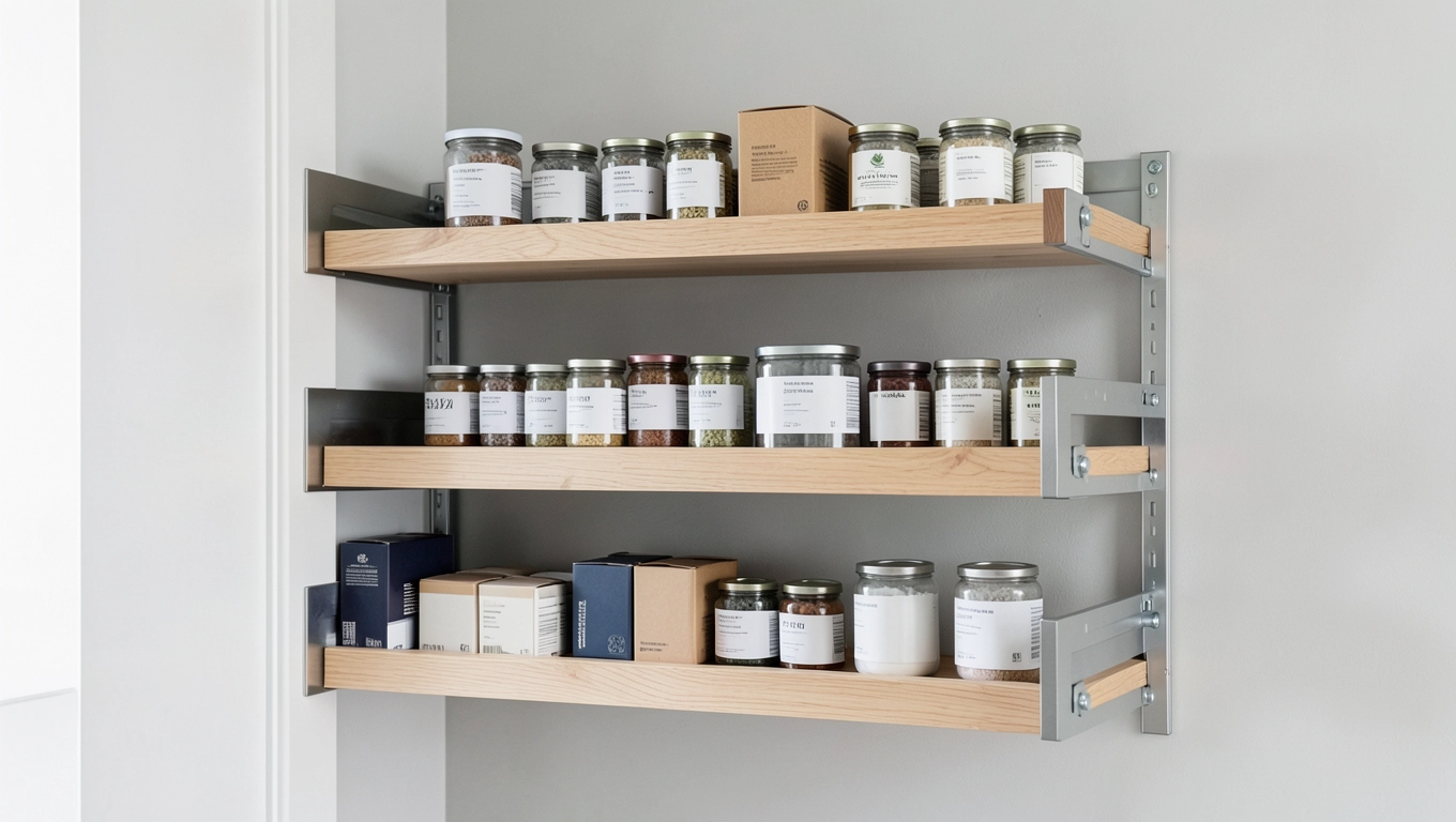 Modułowe regały do spiżarni