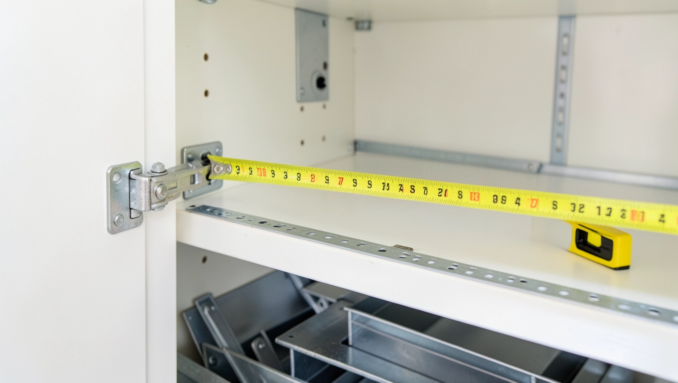 Montaż regałów w spiżarni