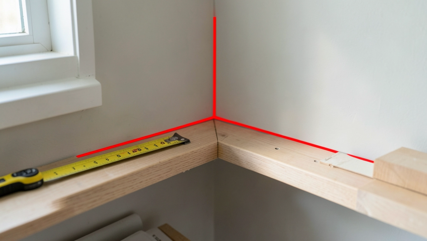 Montaż regału narożnego w spiżarni