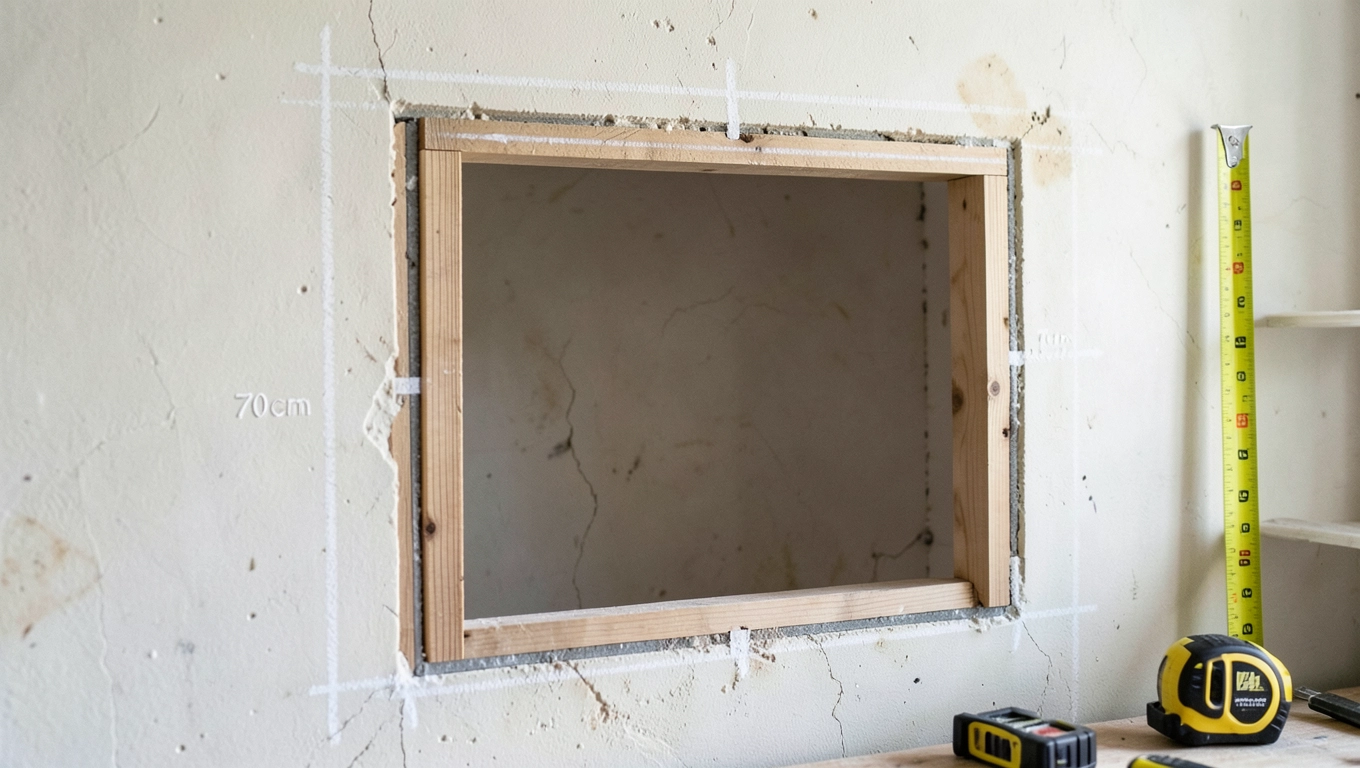 Montaż ukrytego wejścia do spiżarni