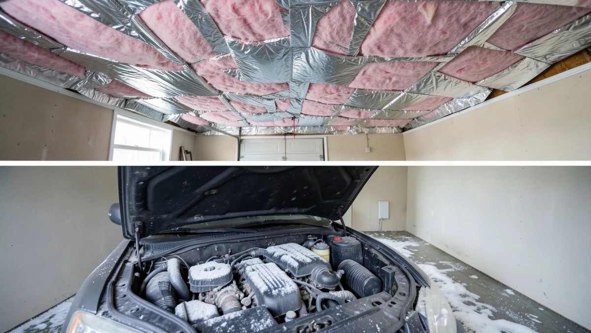 Ocieplenie sufitu w garażu