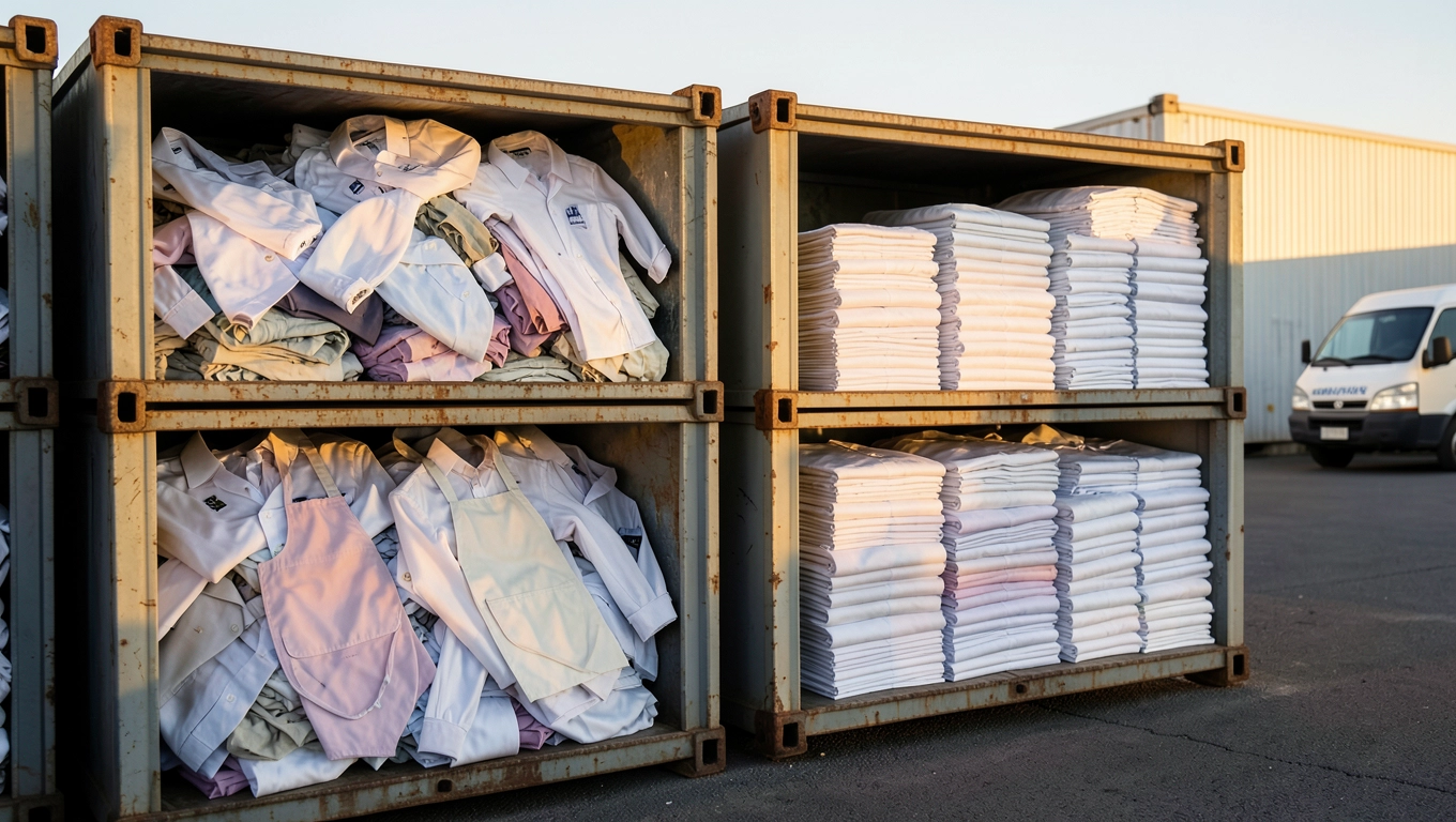 Odbiór i dostawa odzieży firmowej