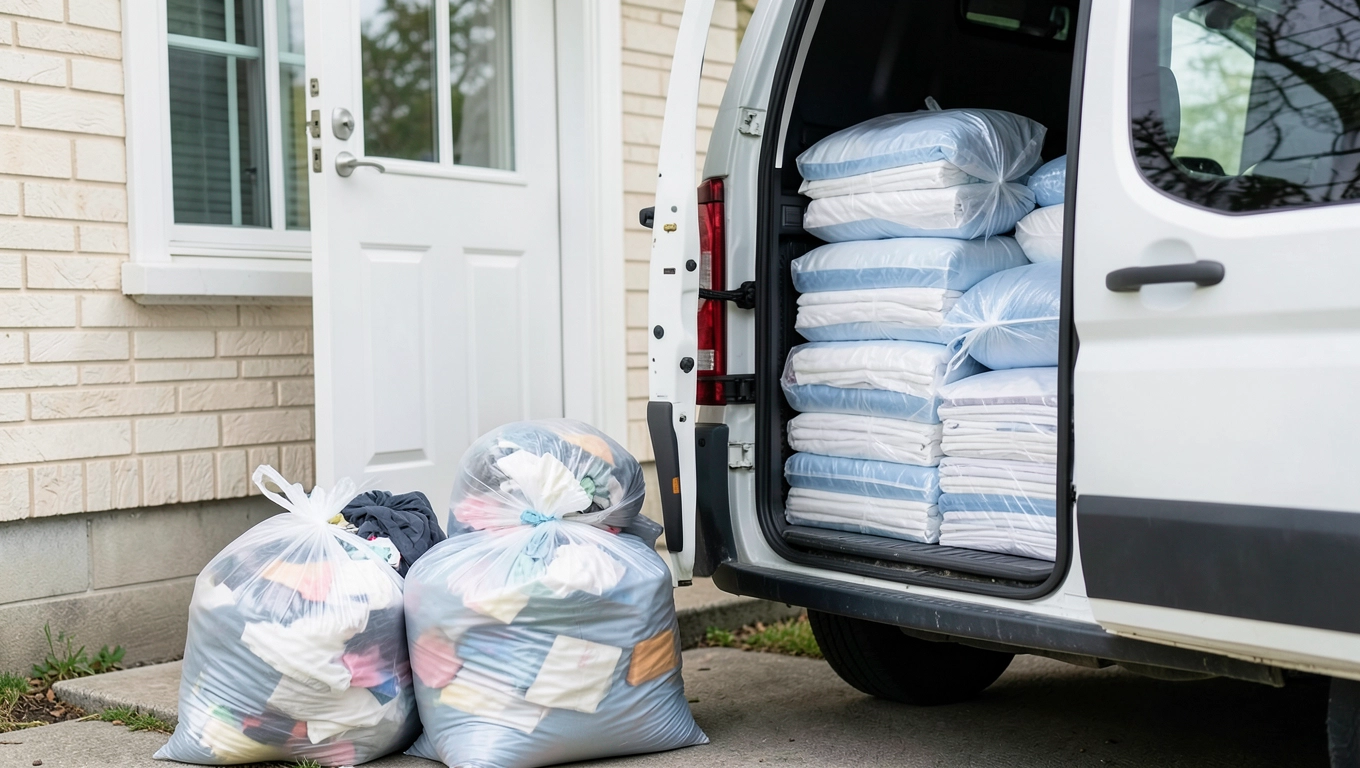 Odbiór i dostawa prania