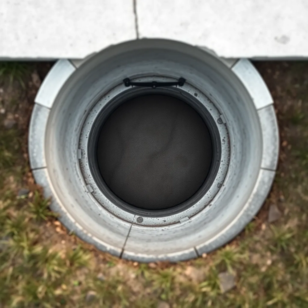 Piwniczka betonowa z wejściem od góry