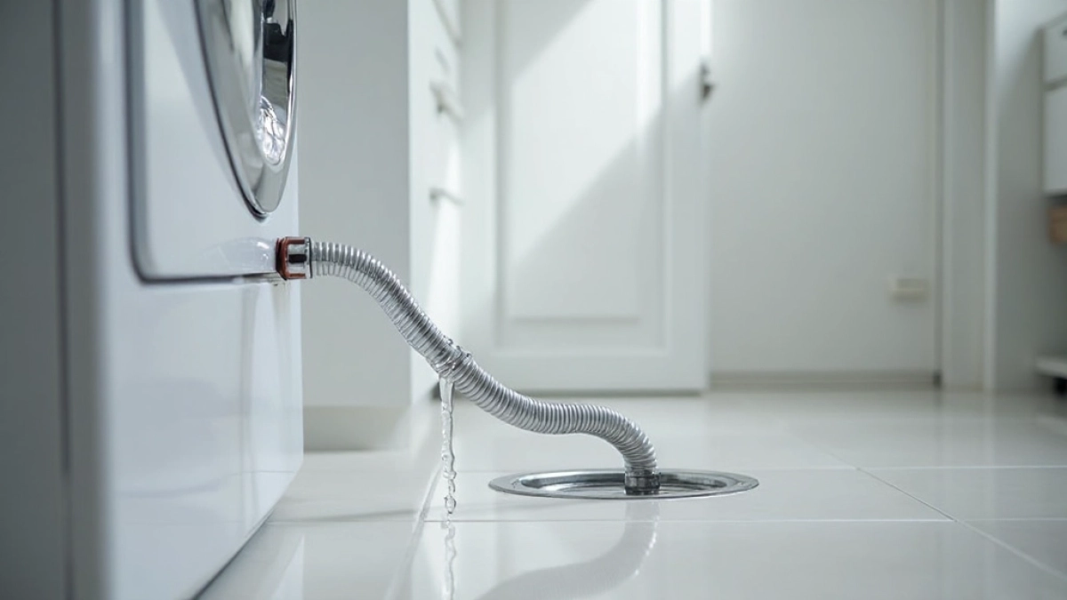 Podłączenie suszarki Electrolux do odpływu