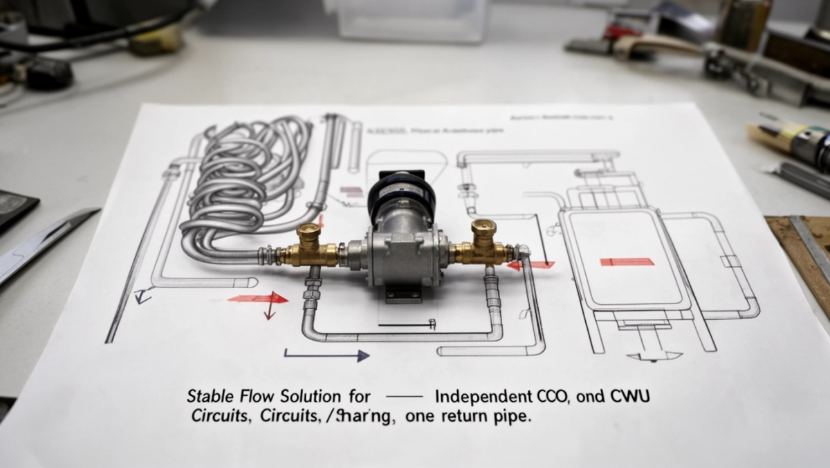 pompa kotłowa schemat