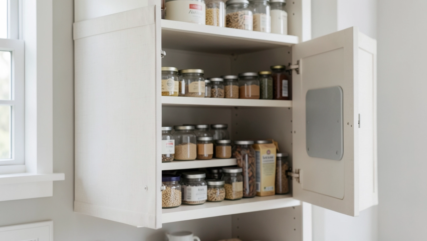 Regały z miękkimi drzwiami