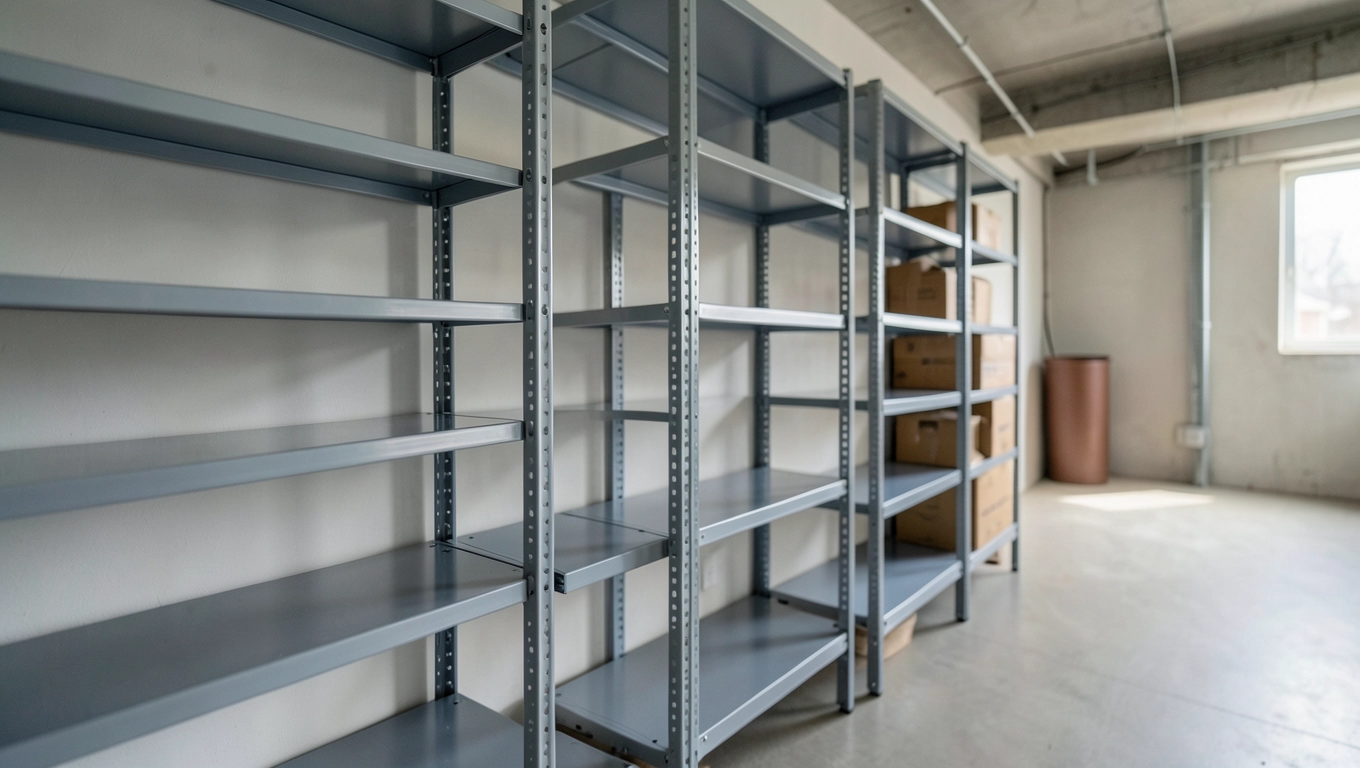 Rozmiary regałów metalowych do spiżarni