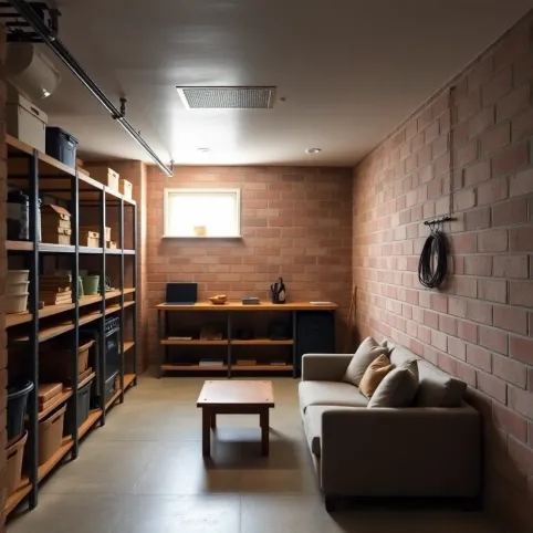 Aranżacja piwnicy w bloku