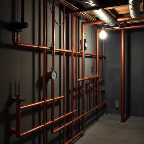 Centralne ogrzewanie w piwnicy